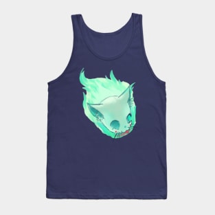 Wisp - ghost cat Tank Top